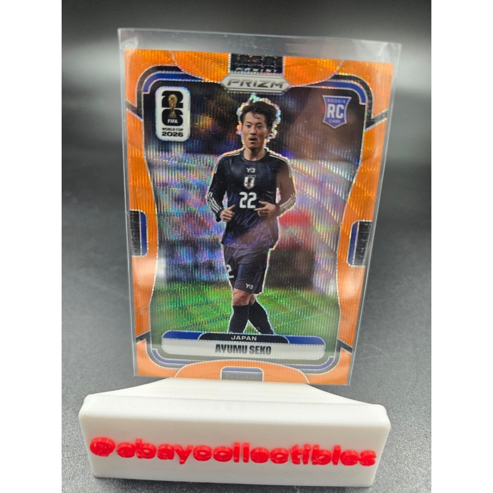 2024 Panini Prizm FIFA World Cup Ayumu Seko Japan RC Orange Prizm 030/125 #260
